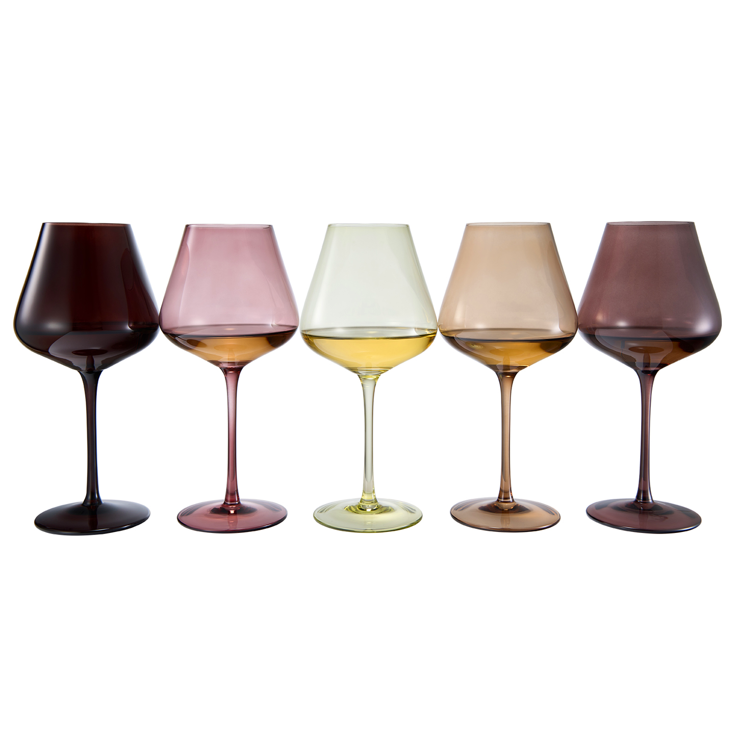 Stagioni Wine Glassware, Set of 5, "September"