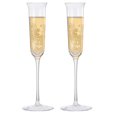 Opera Nick & Nora Champagne Flute Glassware, Set of 2