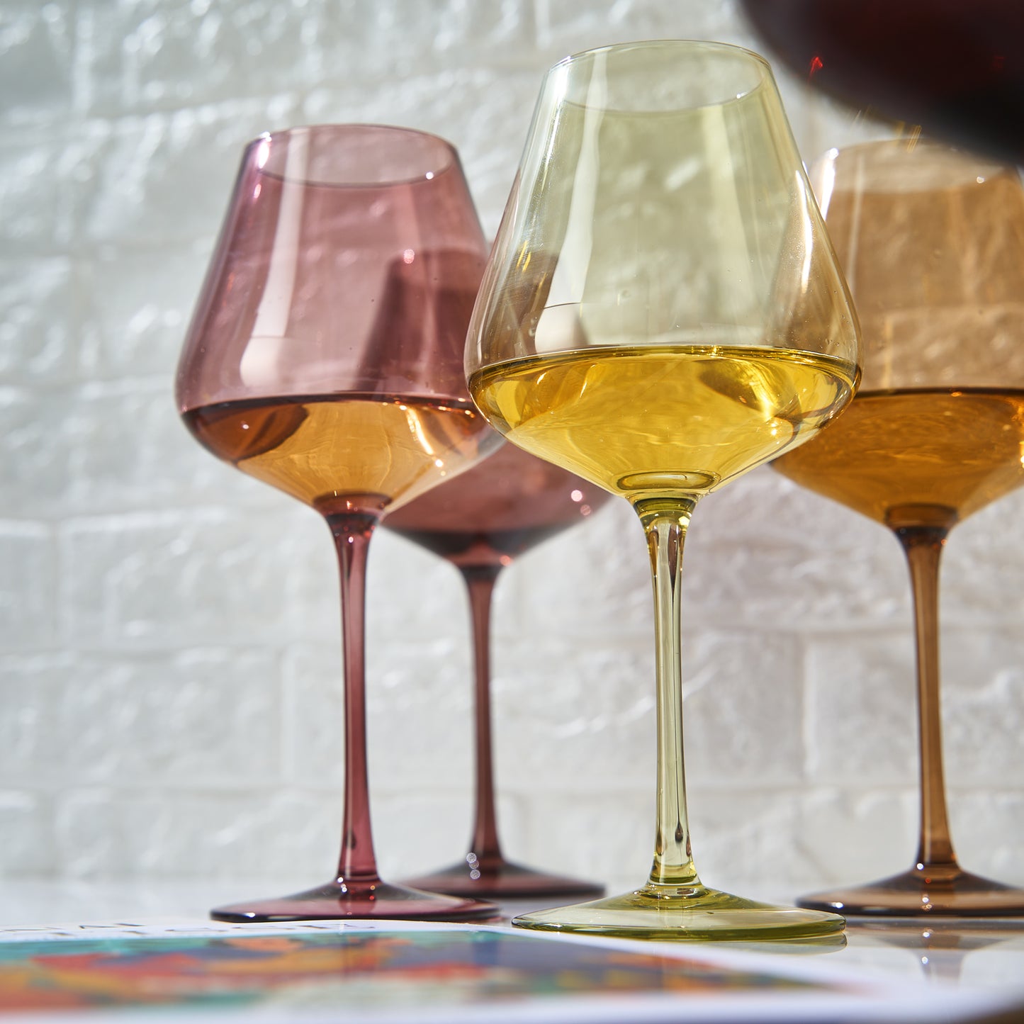 Stagioni Wine Glassware, Set of 5, "September"