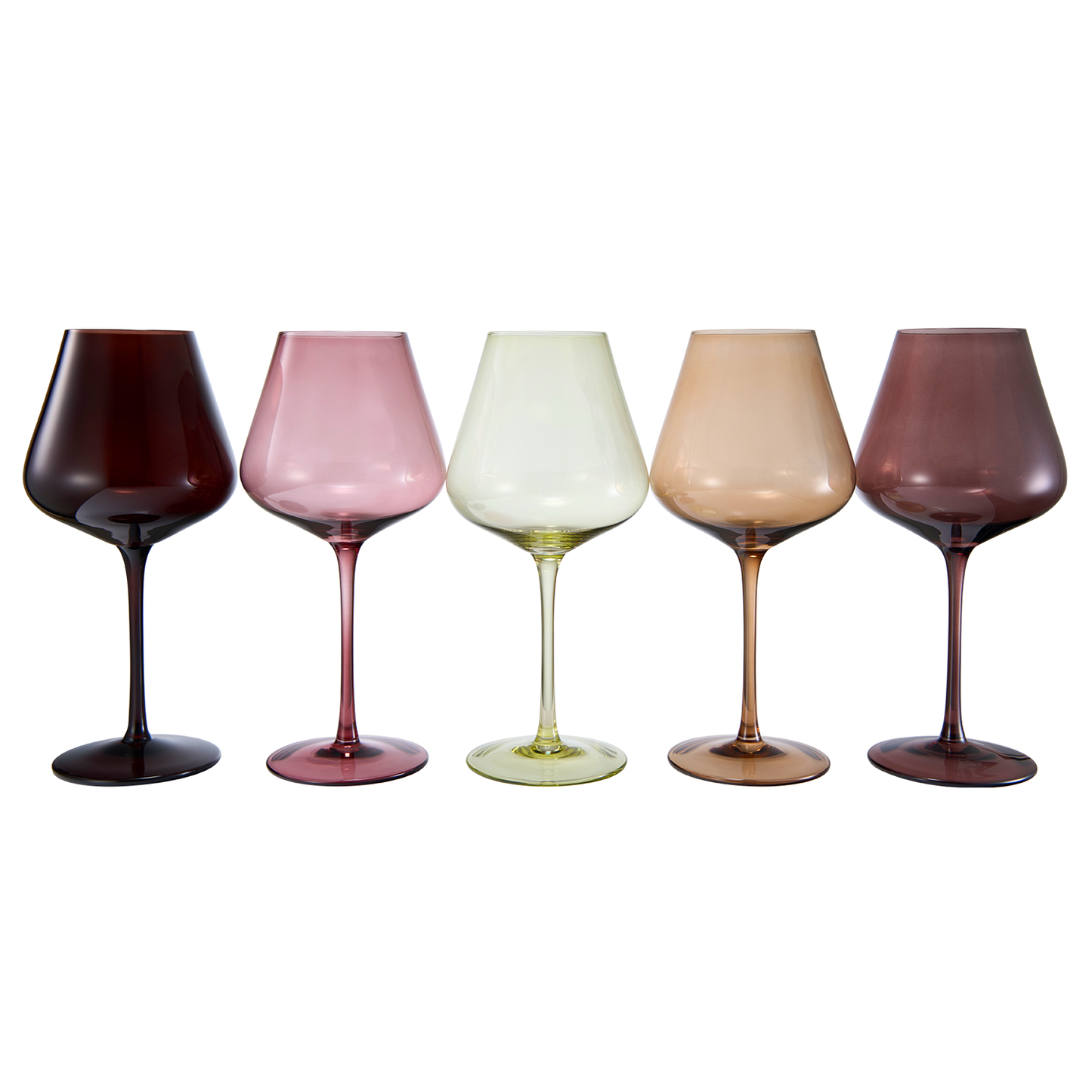 Stagioni Wine Glassware, Set of 5, "September"