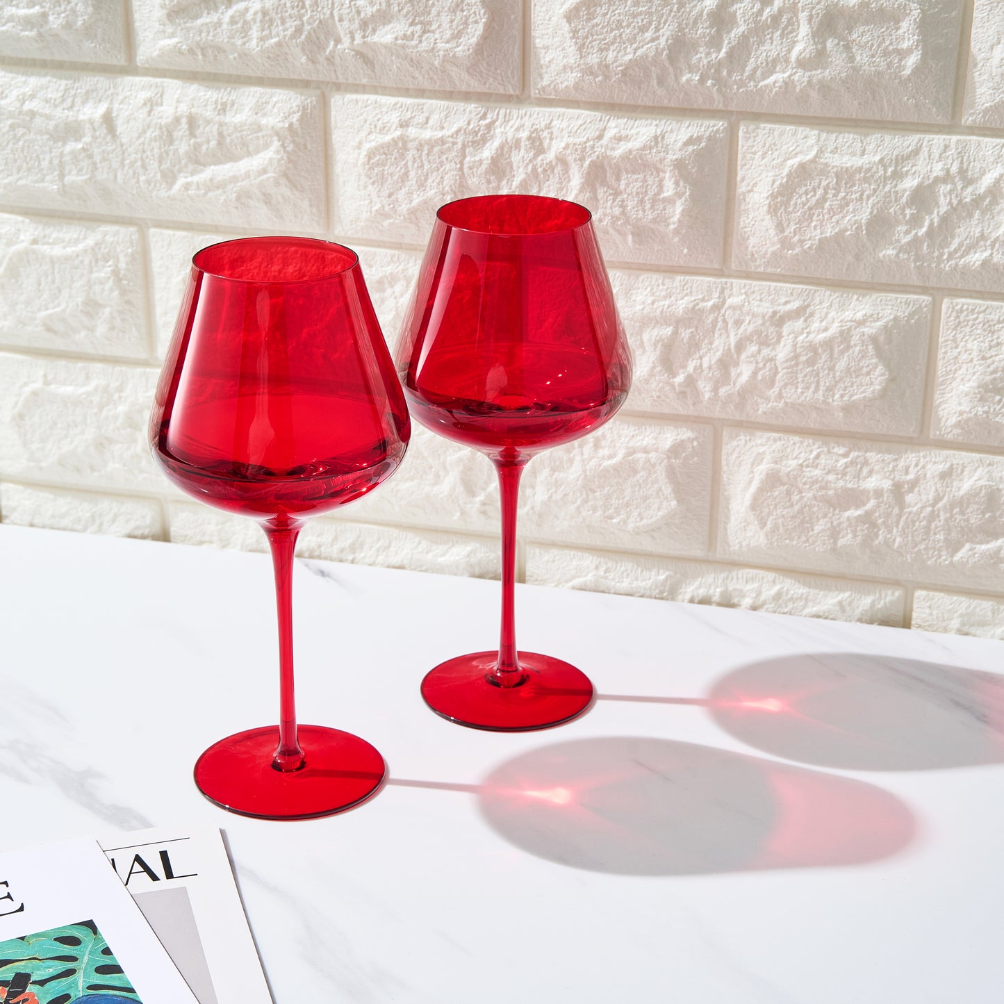 Stagioni Wine Glassware, Set of 2, "Holiday"