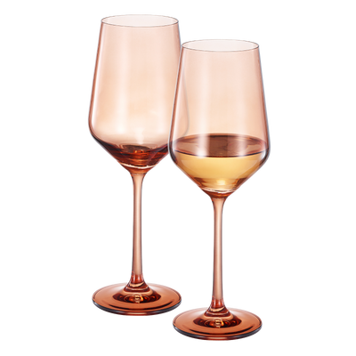Tonal Stemmed Wine Glassware, Green, Set of 2