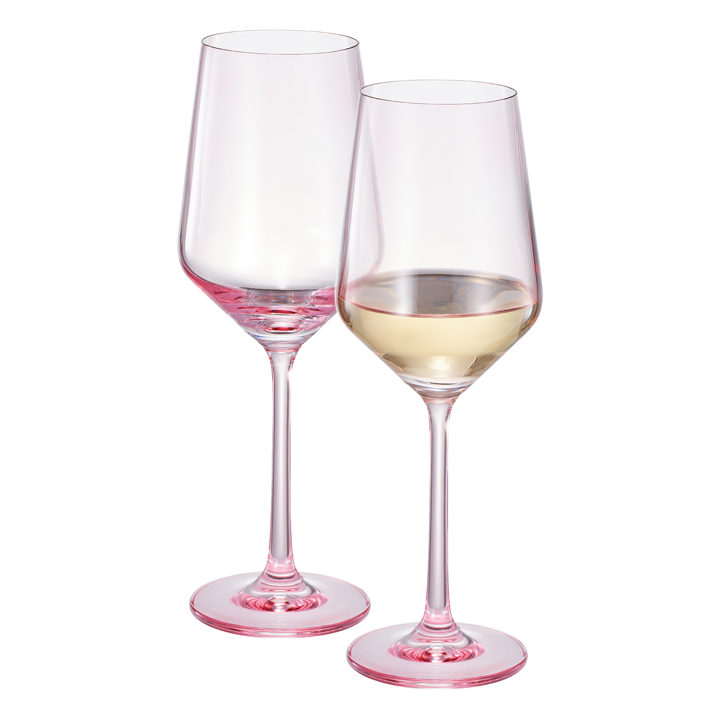 Monet Wine Glassware, Magenta, Set of 2