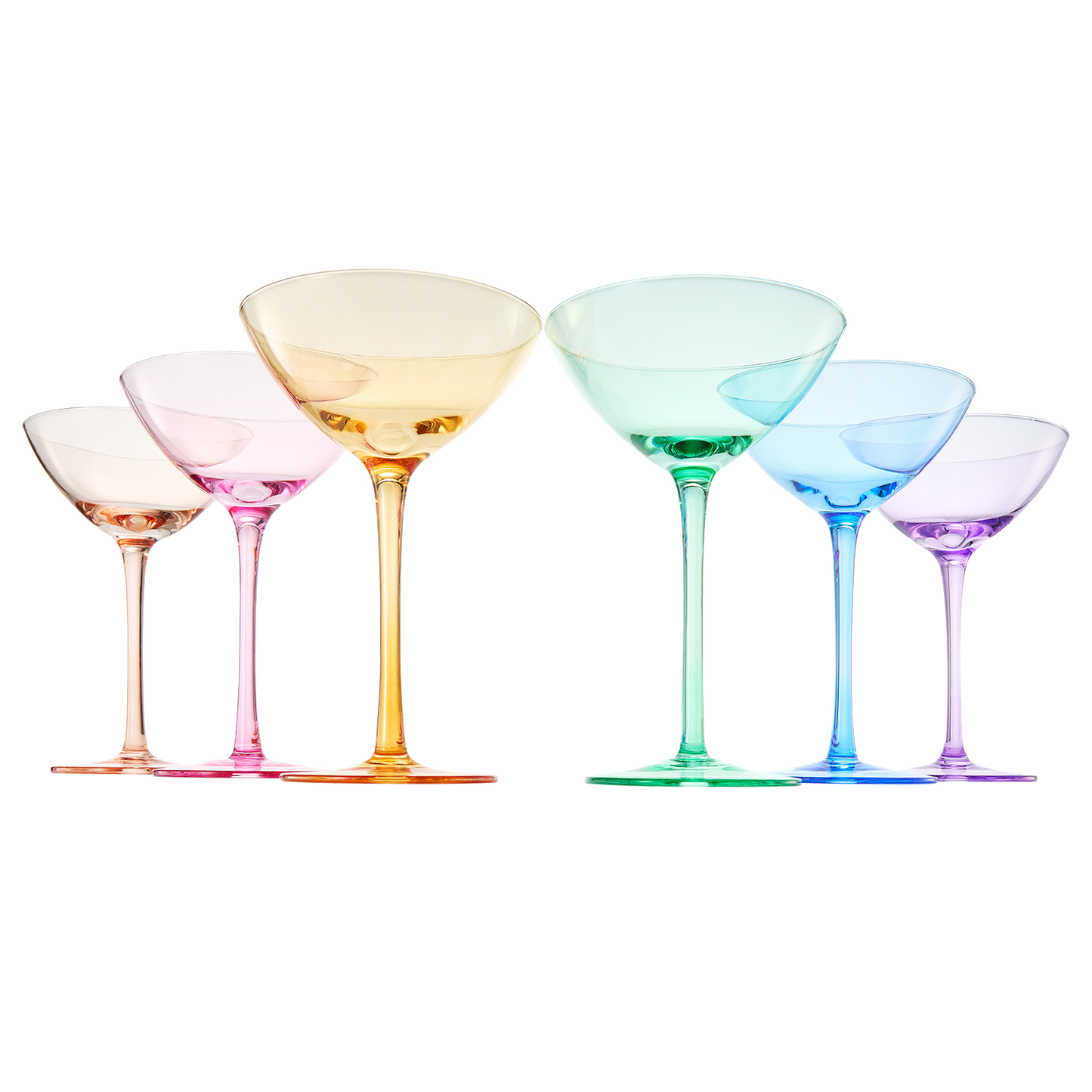 Venus Coupe Cocktail Glassware, Set of 6