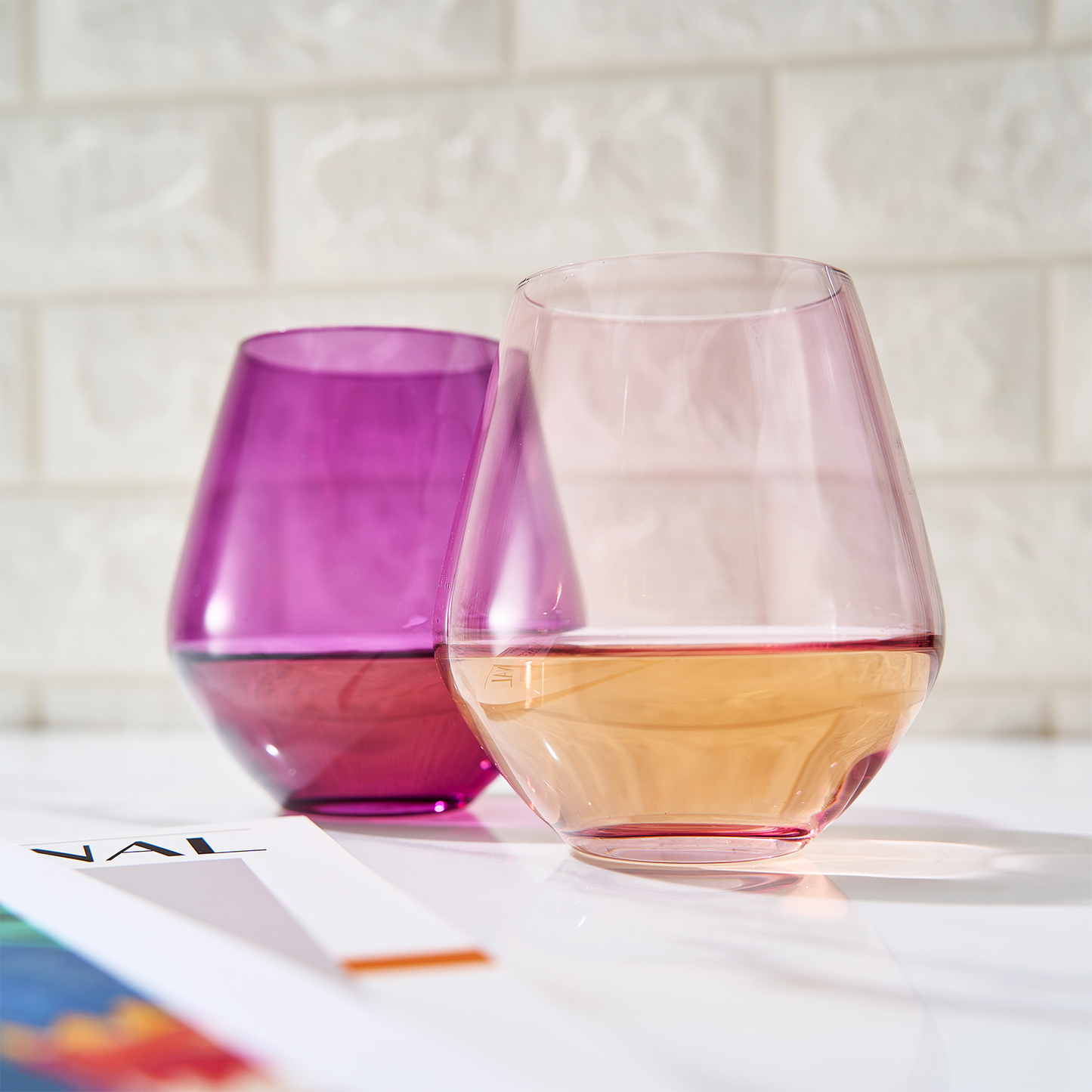 Flora Wine Glassware, Set of 2