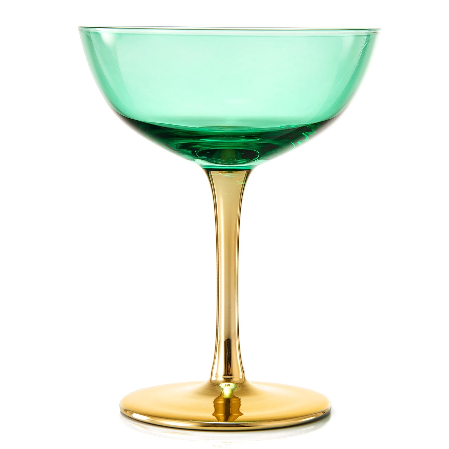 Deco Coupe Cocktail Glassware, Set of 4