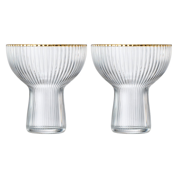 Aurelia Margarita Cocktail Glassware, Set of 2