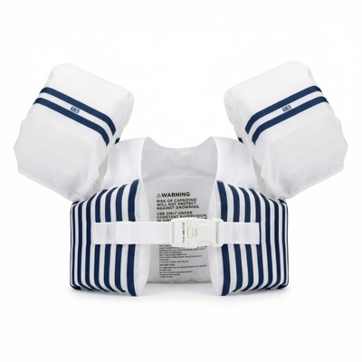 Floating Jackets with Sleeves, Single, White & Blue 1-3 Years