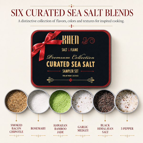 Curated Sea Salt Gift Set of 6, Chefs Collection