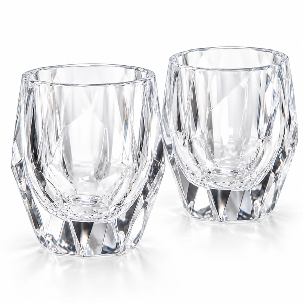 Acrylic Premium Crystal-Style Tumbler Set of 2