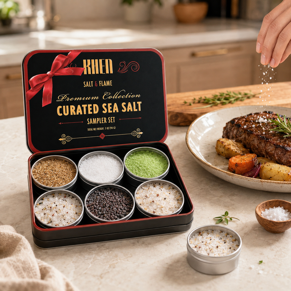 Curated Sea Salt Gift Set of 6, Chefs Collection