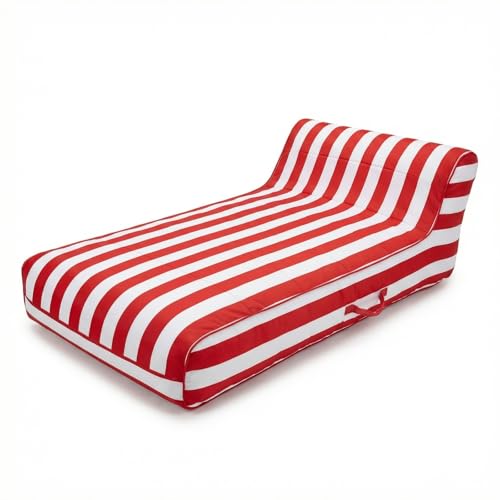 Nautical Crimson Pool Float Lounger