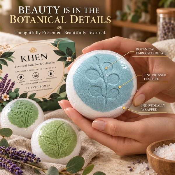 Natural Plant Bath Bombs