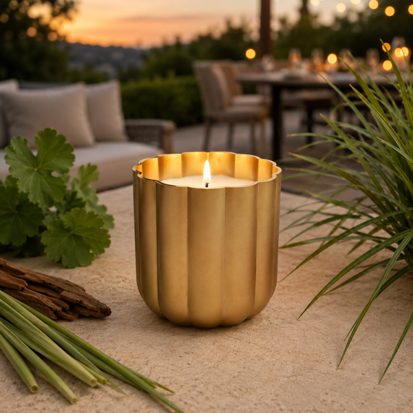 Citronella & Lemongrass Outdoor Patio Candle – 14 oz