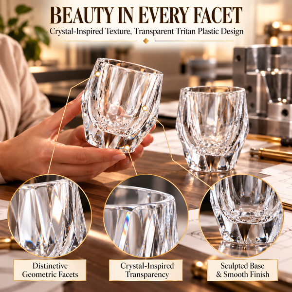 Acrylic Premium Crystal-Style Tumbler Set of 2