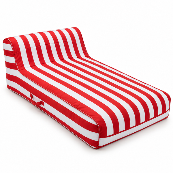 Nautical Crimson Pool Float Lounger