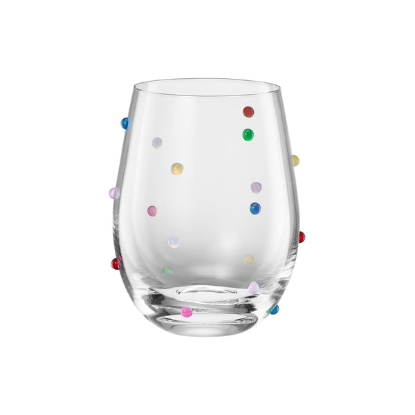 Khen Confetti Stemless Wine - Set of 2