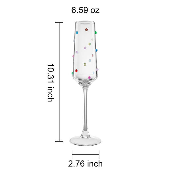 Khen Confetti Flute - Set of 2