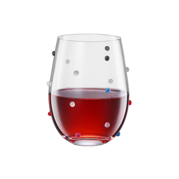 Khen Confetti Stemless Wine - Set of 2