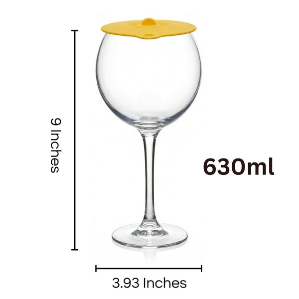 Floating Wine Glasses for Pool with Lids (Set of 4) – 21oz