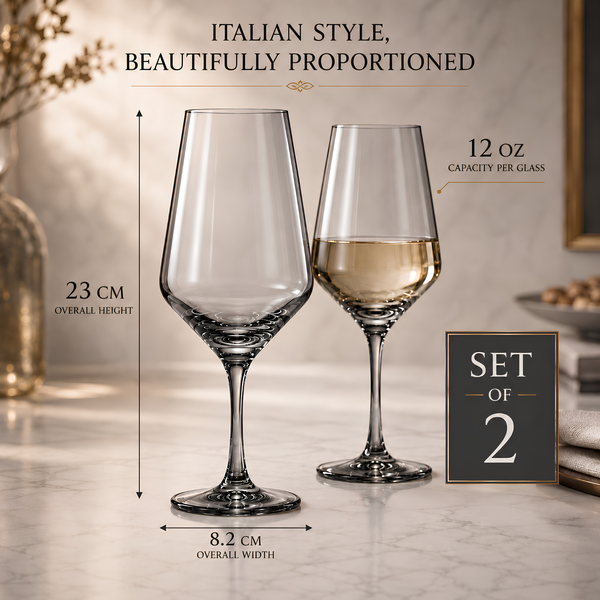 Tonal Stemmed Wine Glassware, Smoke Grey, Set of 2