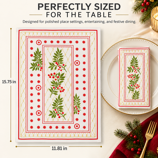 Christmas Disposable Napkins 100 Pieces
