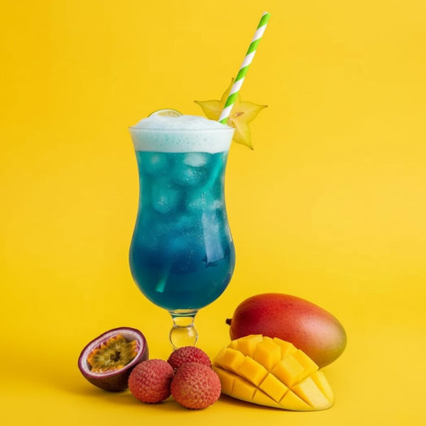 Hurricane Glassware Set of 6, Clear Glass Drinkware for Cocktails Smoothies Iced Tea Water, Premium Transparent Barware Serving Cups Home Kitchen Restaurant Use, Ideal for Parties Events Entertaining