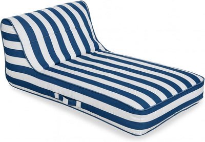 Santorini Blue Pool Float Lounger Recliner