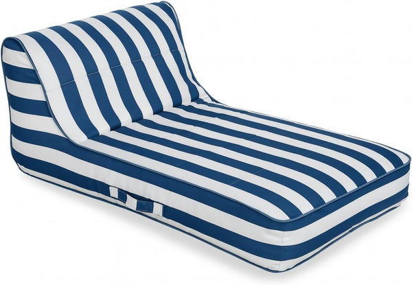 Santorini Blue Pool Float Lounger Recliner