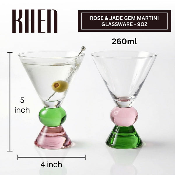 Stemless Martini, Gin & Vodka Ritual Cups, Set of 2