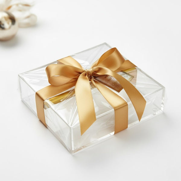 Clear & Gold Napkin Holder – 7