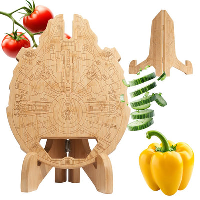 Falcon Cutting Board Set – Lightweight, Durable Kitchen Boards Inspired by Star Wars | Sleek Millennium Falcon Design for Cooking, Meal Prep & Chopping | Non-Porous, Easy to Clean