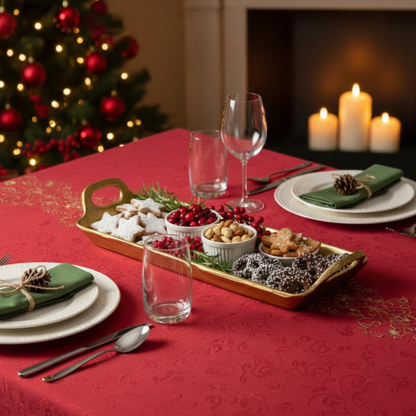 Small Decorative Serving Tray, Single Piece, Gold Aluminum Display Organizer for Keys Jewelry Candles Cosmetics, Modern Home Decor Accent Kitchen Dining Living Room Bedroom Vanity Countertops Storage