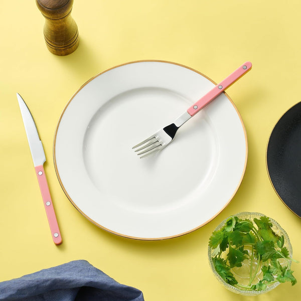 Khen Pink Cutlery Set of 20 –18/8 Stainless Steel Flatware