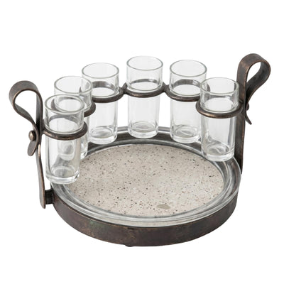 Zodax Fiesta Shot Glass Set, 6 Piece, 14.2