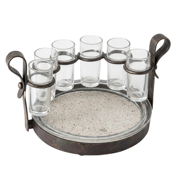 Zodax Fiesta Shot Glass Set, 6 Piece, 14.2