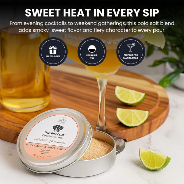 Cocktail Rimmer Salt Tequila Shots | Habanero & Hones | 5oz