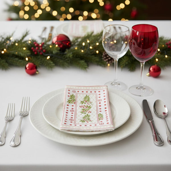 Khen Christmas Napkins 100 pc Set