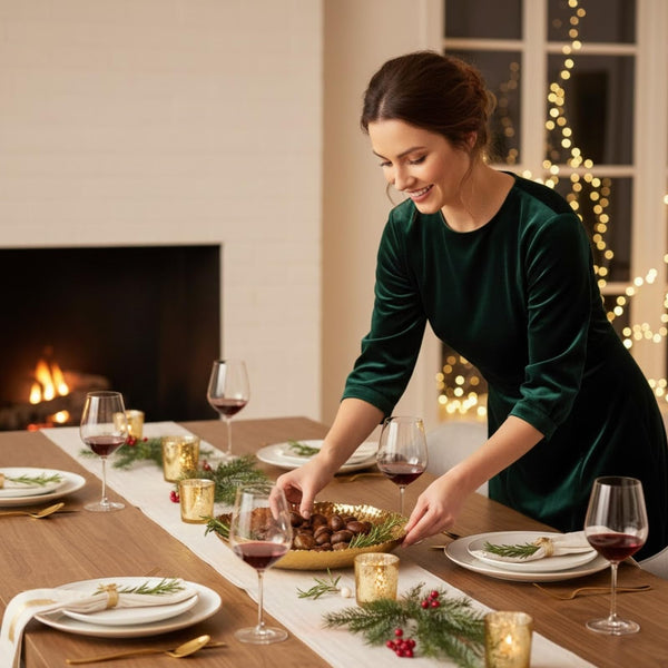 Gold Hammered Decorative Bowl Elegant Aluminum Centerpiece with Textured Finish Large Round 13 Inch Metallic Display Bowl for Home Kitchen or Dining Table Accent Modern Decorative Gifts Decor Bowls