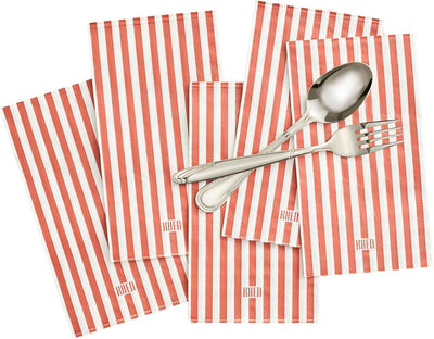 Khen Napkin Placemat Stripe Red Set of 50