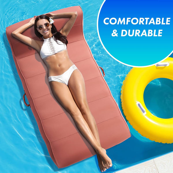 Terracotta Pool Float Lounger Recliner