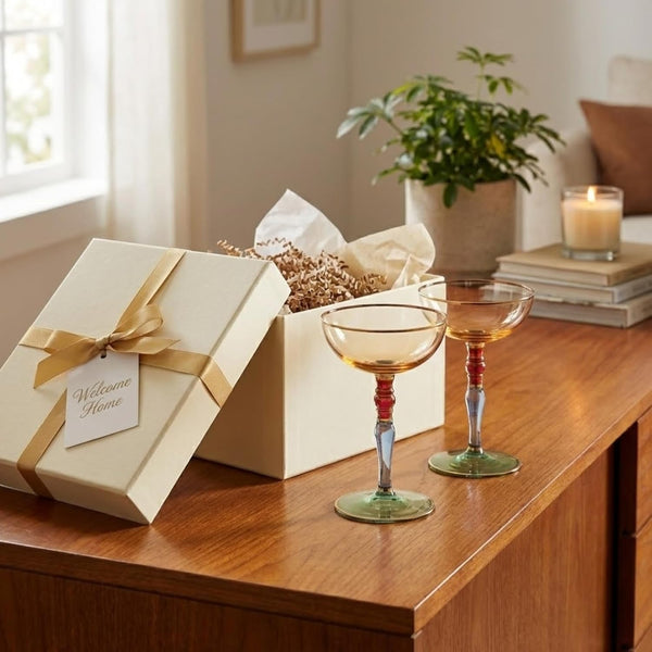 Khen Ravello Coupe Glassware - Set of 2