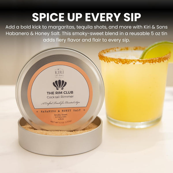 Cocktail Rimmer Salt Tequila Shots | Habanero & Hones | 5oz