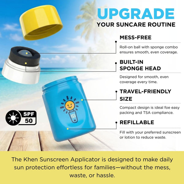 Sunscreen Applicator With Broad Spectrum SPF 50+ Sunscreen