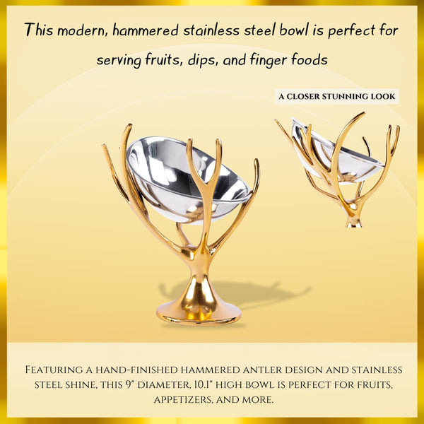 Premium Bronze Gold Ice Bucket & Champagne Cooler