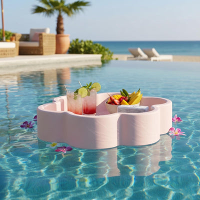 Floating Flower Tray, Single Piece, Lightweight Serving Holder