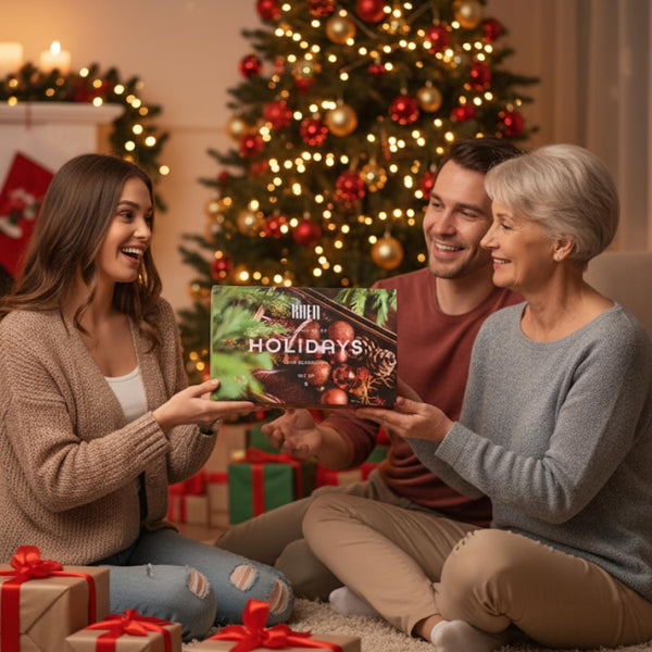 Christmas Holiday Wine Glasses Set of 5 – 20oz Goblets