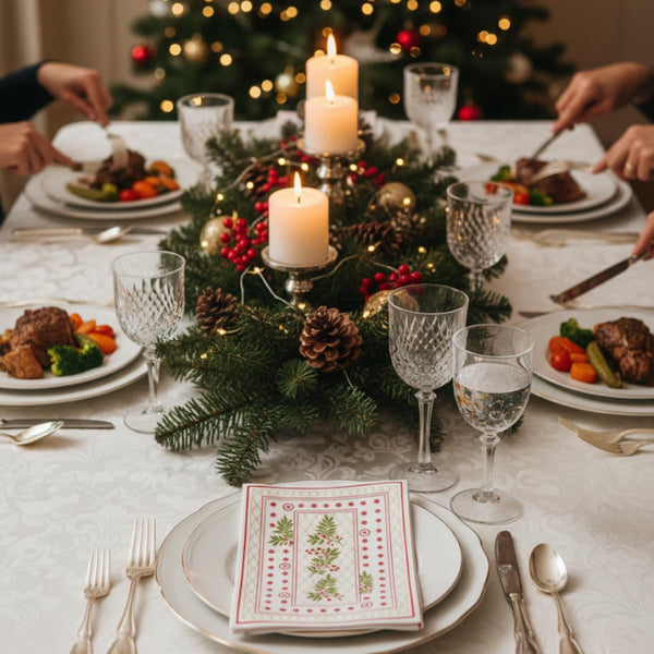 Khen Christmas Napkins 100 pc Set