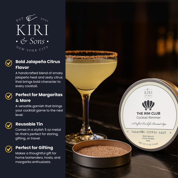Cocktail Rimmer Salt | Tequila Shots | Jalapeno Citrus | 5oz