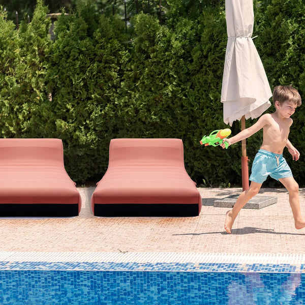 Terracotta Pool Float Lounger Recliner